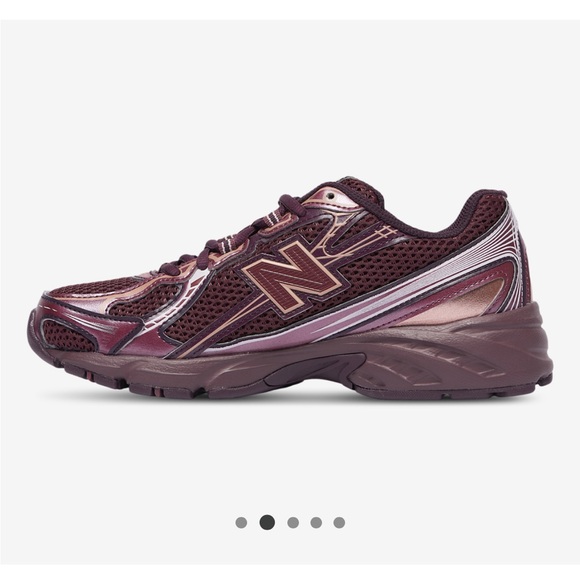 New Balance Women's Maroon and Rose Lace-Up Athletic Shoe 740 size 8 - Picture 2 of 5